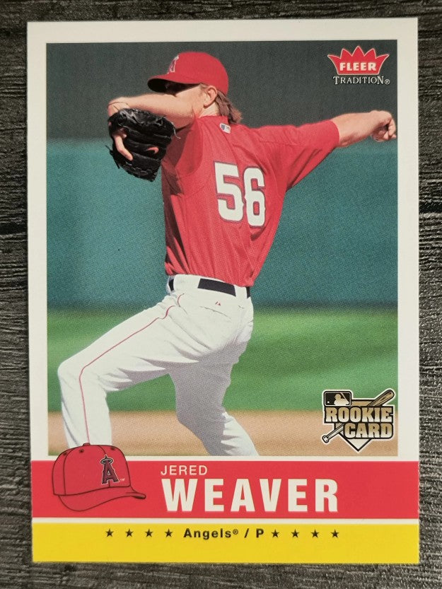 2006 Fleer Tradition #25 Jered Weaver