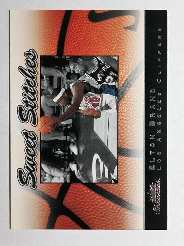 2003-04 Fleer Showcase Sweet Stitch #4 Elton Brand