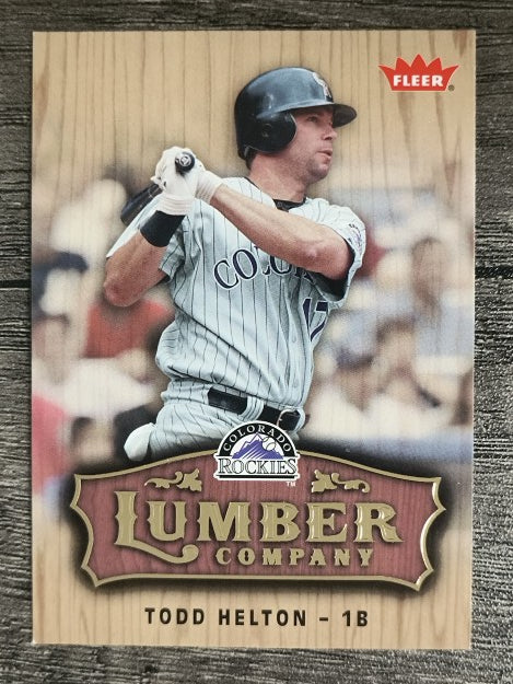 2006 Fleer Lumber Company #LC23 Todd Helton