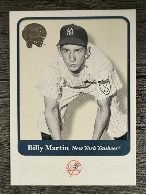 2001 Greats of the Game #7 Billy Martin