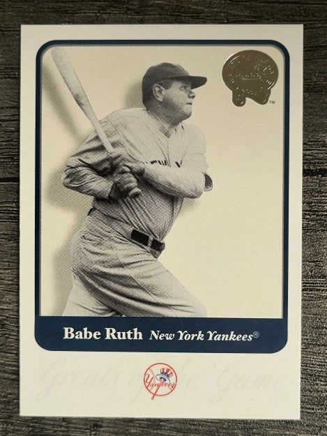 2001 Greats of the Game #3 Babe Ruth