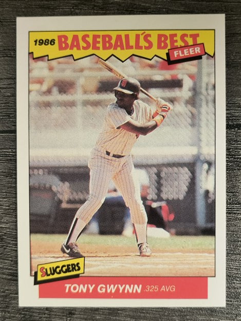1986 Fleer Sluggers/Pitchers #15 Tony Gwynn