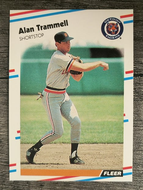 1988 Fleer #74 Alan Trammell