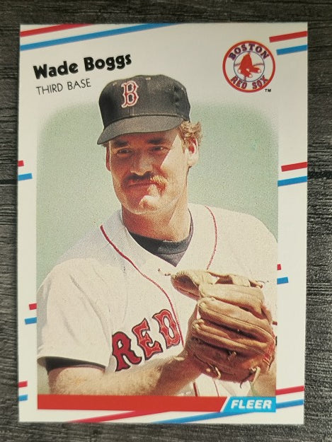 1988 Fleer #345 Wade Boggs