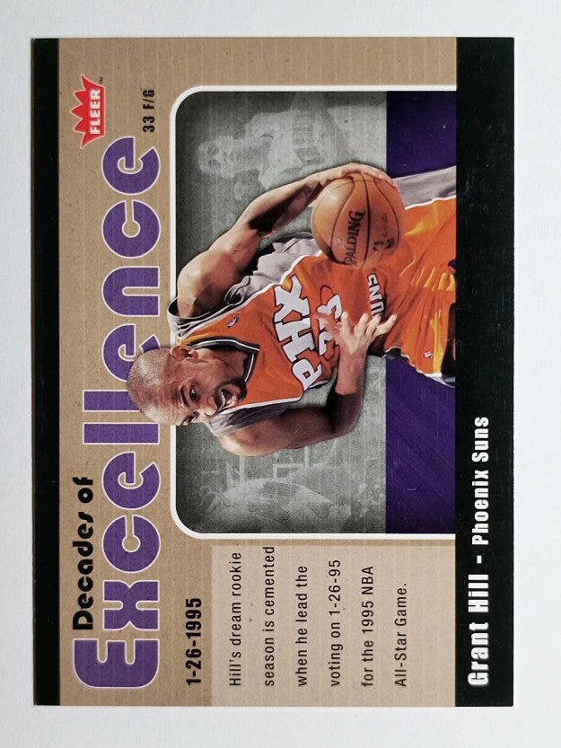 2007-08 Fleer Decades of Excellence #6 Grant Hill