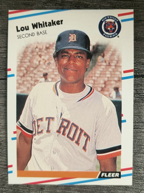 1988 Fleer #75 Lou Whitaker