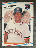 1988 Fleer #75 Lou Whitaker