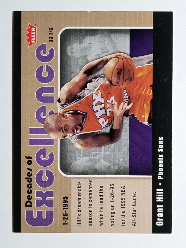 2007-08 Fleer Decades of Excellence Glossy #6 Grant Hill