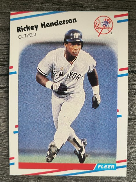1988 Fleer #209 Rickey Henderson