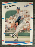 1988 Fleer #518 Orel Hershiser