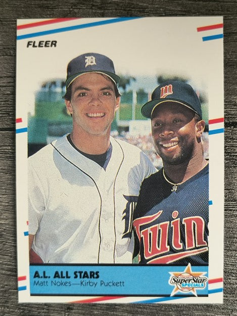 1988 Fleer #638 Matt Nokes/Kirby Puckett
