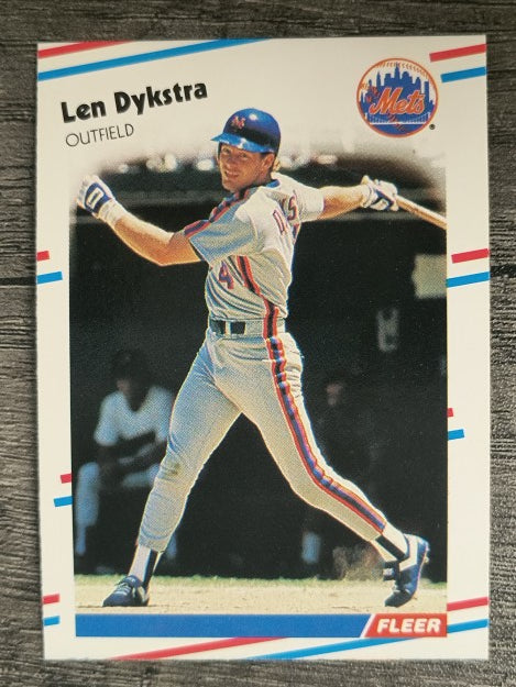1988 Fleer #133 Len Dykstra