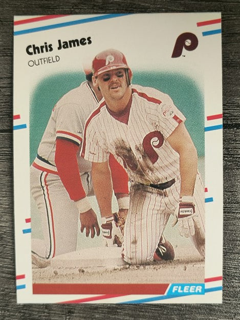 1988 Fleer #307 Chris James