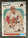 1988 Fleer #307 Chris James