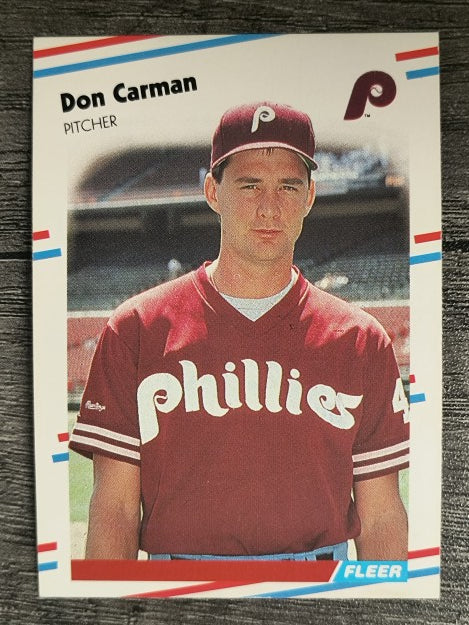1988 Fleer #300 Don Carman