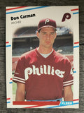 1988 Fleer #300 Don Carman