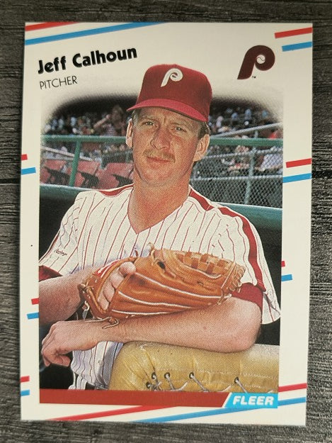 1988 Fleer #299 Jeff Calhoun