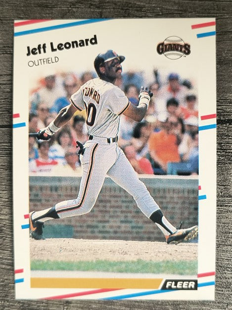 1988 Fleer #88 Jeff Leonard