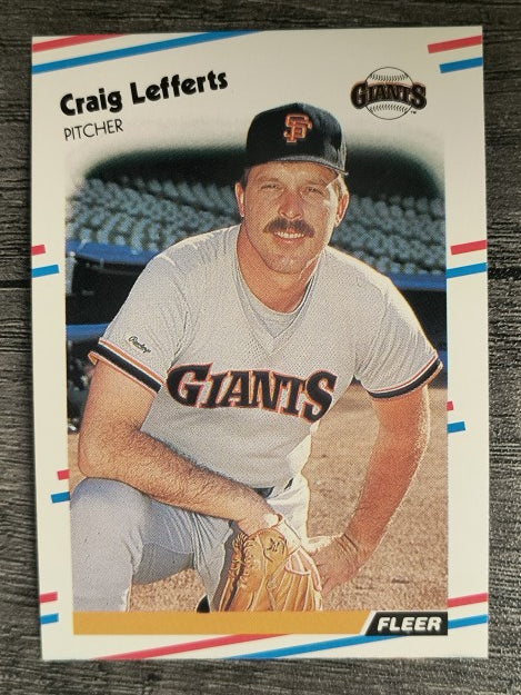 1988 Fleer #87 Craig Lefferts