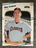 1988 Fleer #85 Mike Krukow