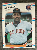 1988 Fleer #63 Bill Madlock