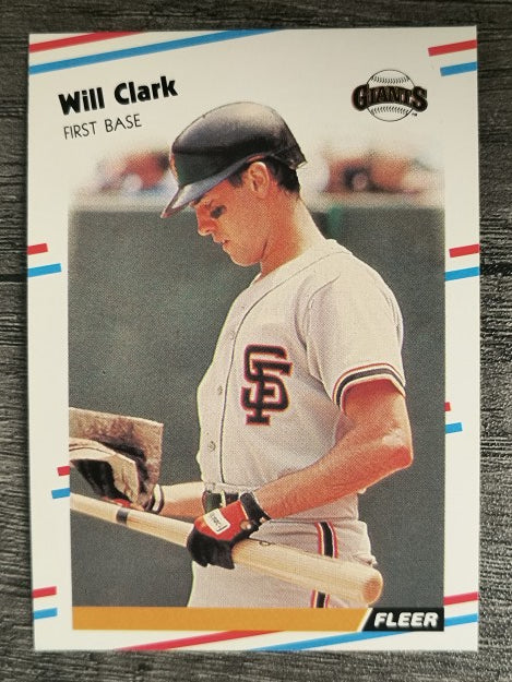 1988 Fleer #78 Will Clark