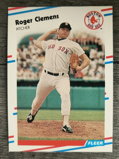 1988 Fleer #349 Roger Clemens