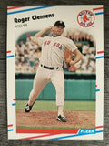 1988 Fleer #349 Roger Clemens