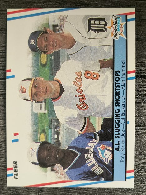 1988 Fleer #635 Tony Fernandez/Cal Ripken/Alan Trammell