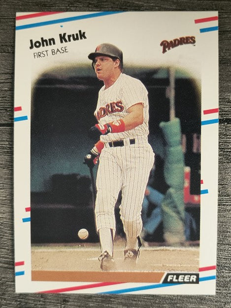 1988 Fleer #589 John Kruk