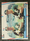 1988 Fleer #624 Mark McGwire/Jose Canseco
