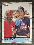1988 Fleer #628 Ozzie Smith/Ryne Sandberg