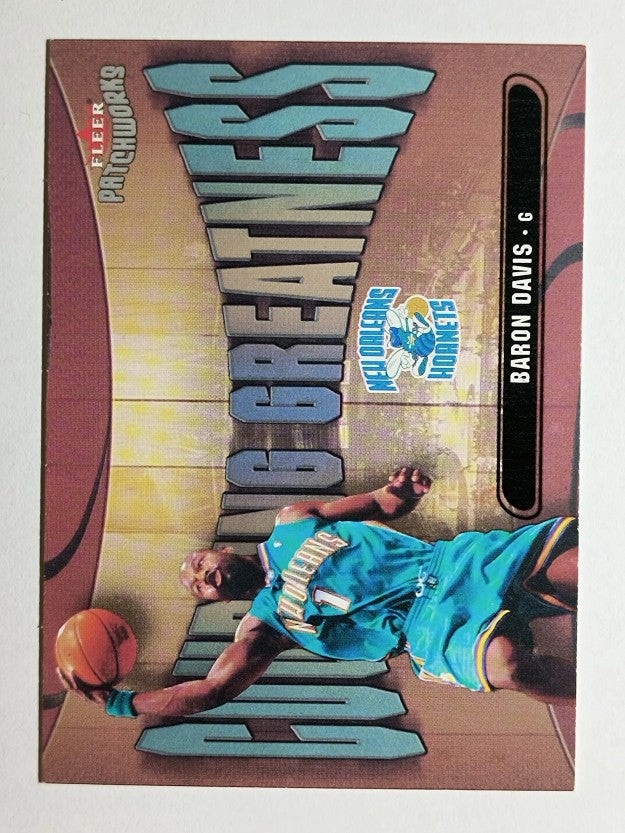 2003-04 Fleer Patchworks Courting Greatness #14 Baron Davis