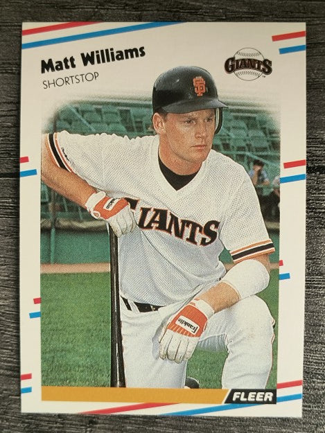 1988 Fleer #101 Matt Williams RC