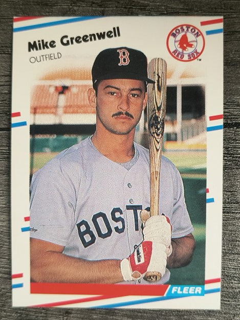 1988 Fleer #354 Mike Greenwell