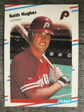 1988 Fleer #305 Keith Hughes RC