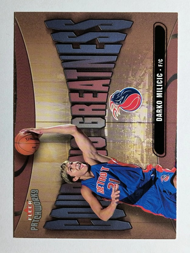 2003-04 Fleer Patchworks Courting Greatness #25 Darko Milicic