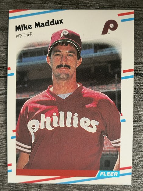 1988 Fleer #309 Mike Maddux