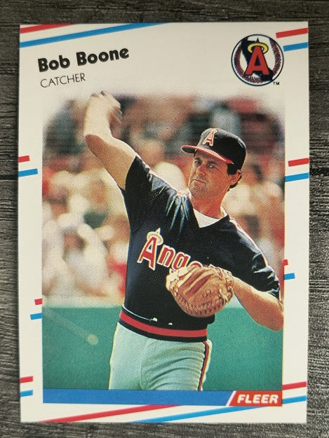 1988 Fleer #485 Bob Boone