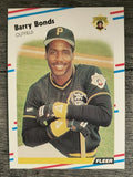 1988 Fleer #322 Barry Bonds (NM)