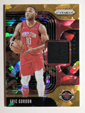 2019-20 Panini Prizm Sensational Swatches Prizms Orange Ice #60 Eric Gordon