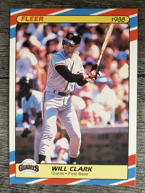 1988 Fleer Superstars #8 Will Clark
