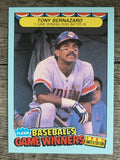 1987 Fleer Game Winners #4 Tony Bernazard