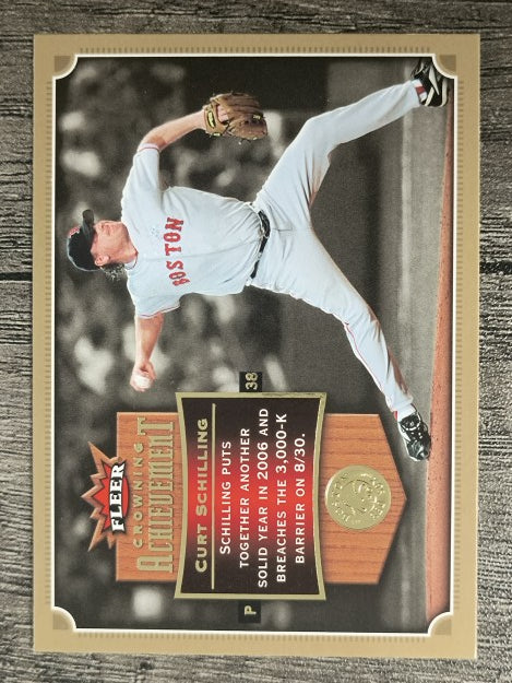 2007 Fleer Crowning Achievement #CS Curt Schilling