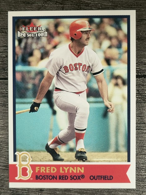 2001 Fleer Red Sox 100th #6 Fred Lynn