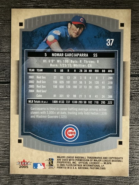 2005 National Pastime #37 Nomar Garciaparra