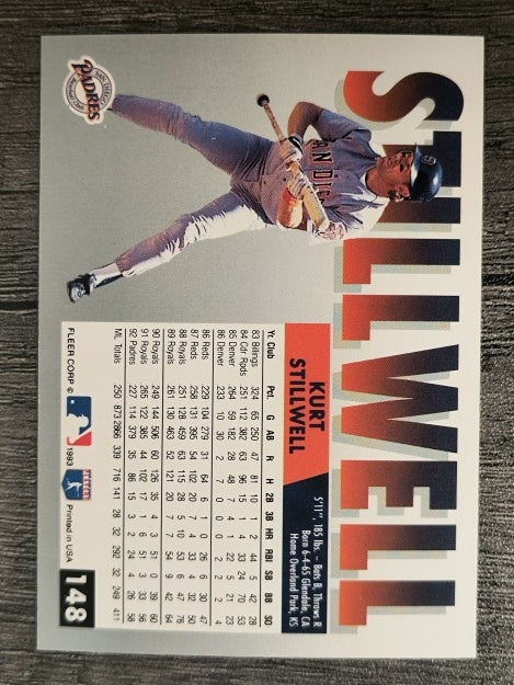 1993 Fleer #148 Kurt Stillwell