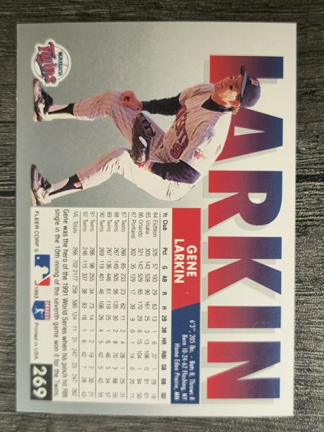 1993 Fleer #269 Gene Larkin