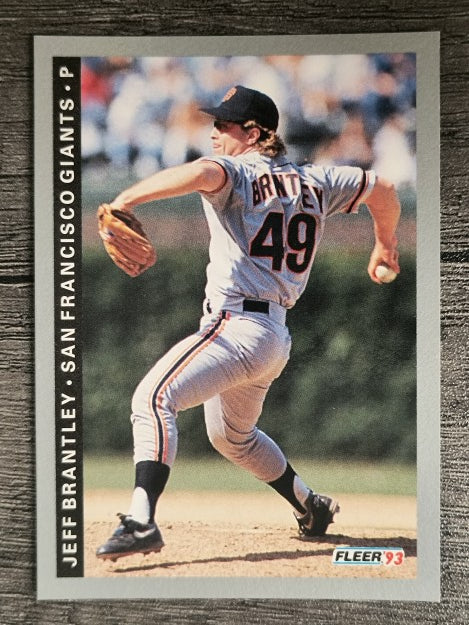 1993 Fleer #152 Jeff Brantley