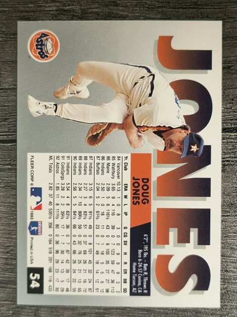 1993 Fleer #54 Doug Jones